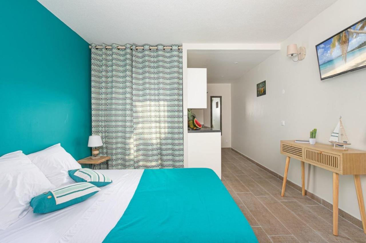 Studio Corail 5 Min A Pied De La Plage - 1Br Studio 5Min Walk From Nice Beach Sainte-Anne Exterior foto